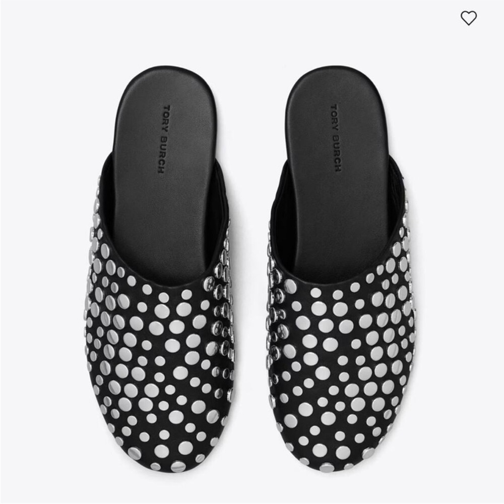 Tory Burch studded mules -8 - Picture 4 of 8